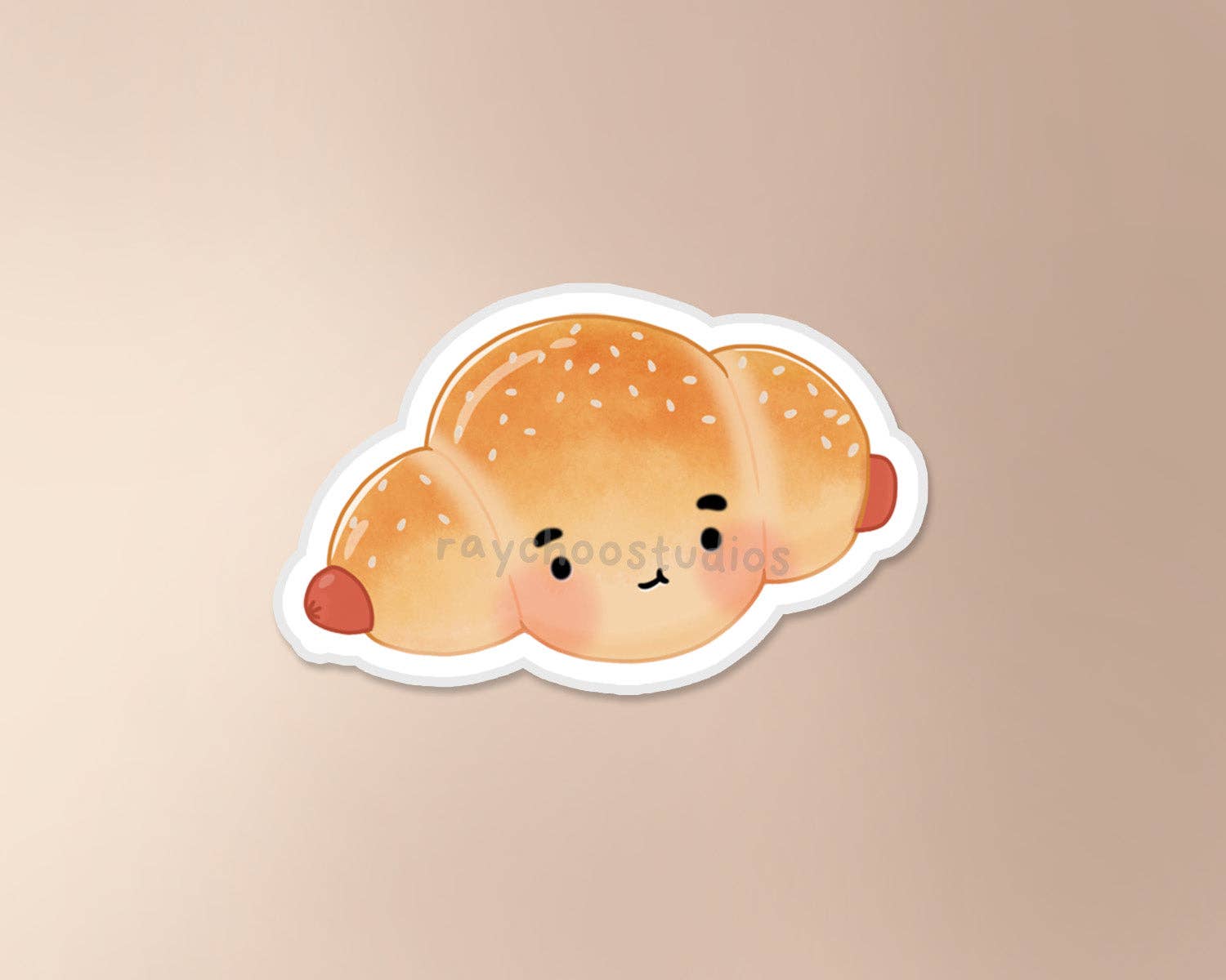Raychoo Studios Inc. - Wholesale Sticker - Hot Dog Bun Vinyl Sticker0