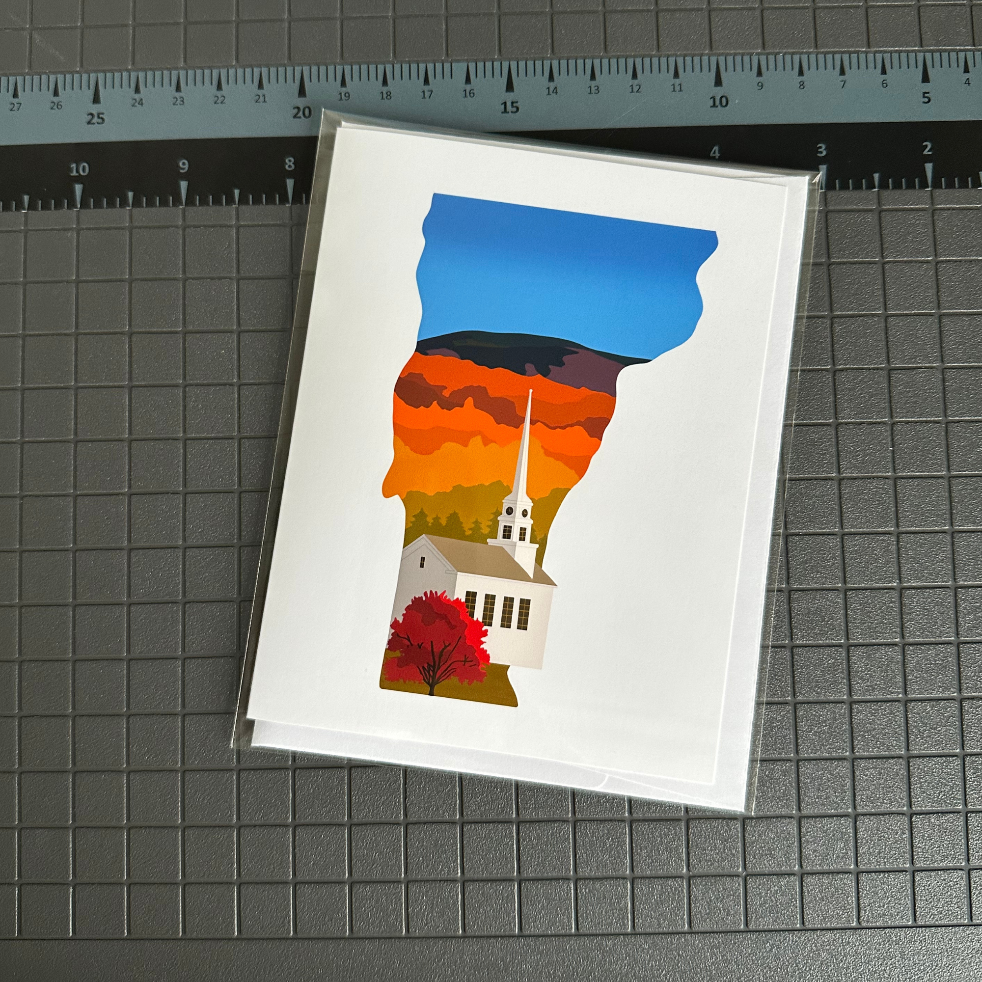 Hi From Studio - Wholesale Everyday Greeting Card - Vermont Fall Greeting Card2