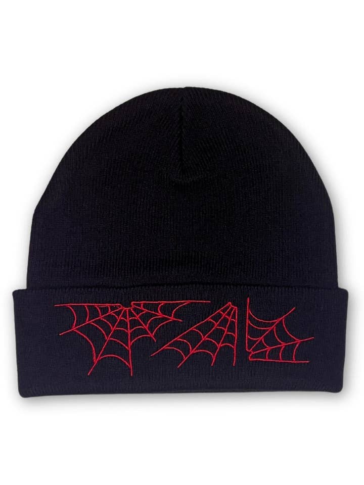 Spiderweb Beanie for wholesale by Tinta