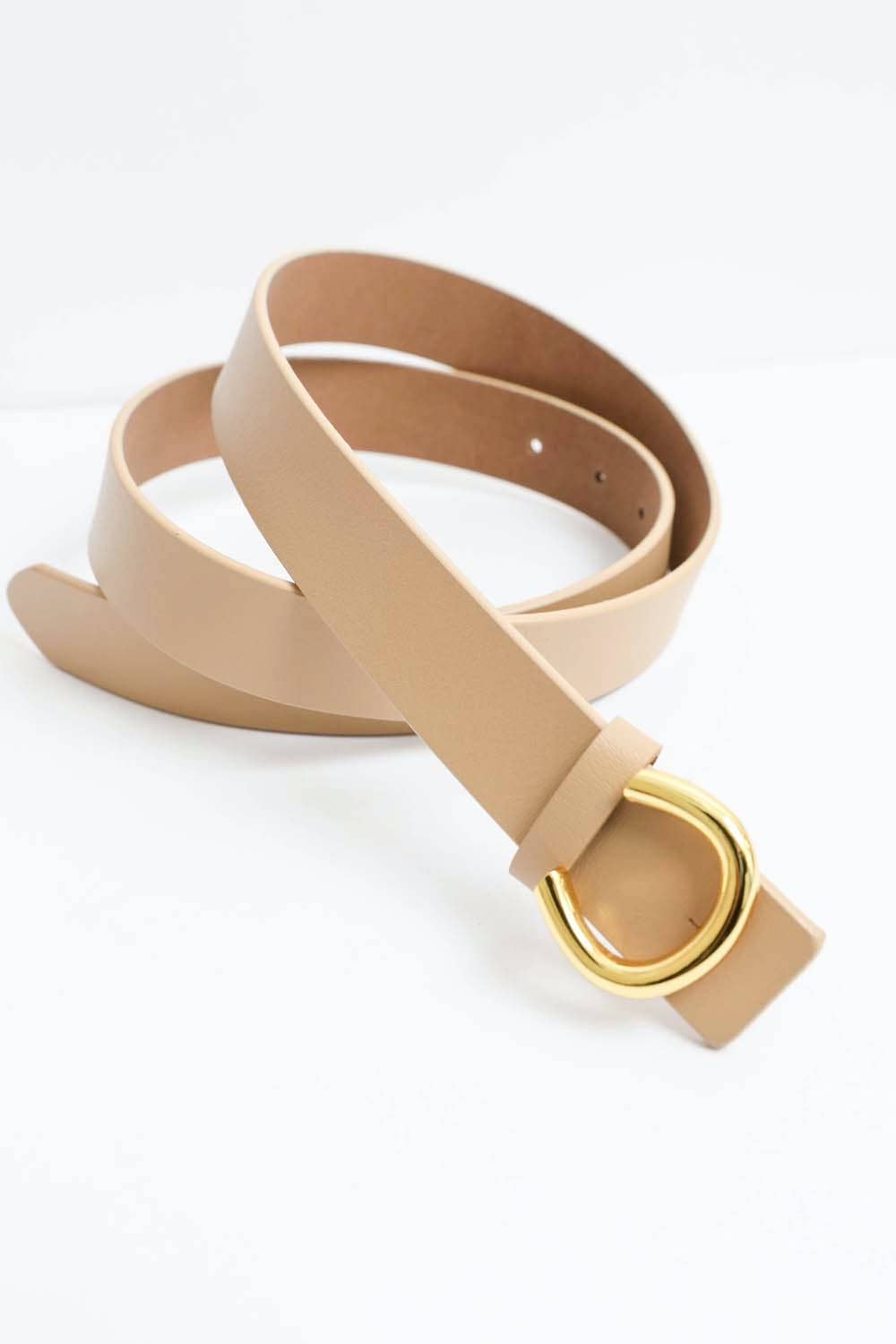 Leto Accessories – wholesale Belt – Women's – Minimalist Gold Horseshoe Belt - Top Seller6