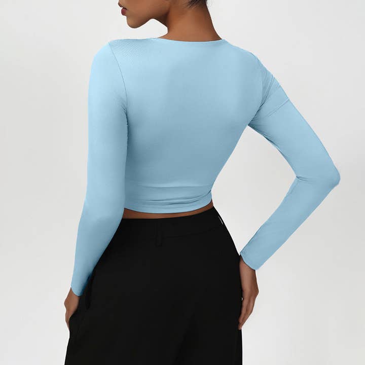 WONDERXFANS - Wholesale Athletic top – Women′s - Snug-Fit Long Sleeve5