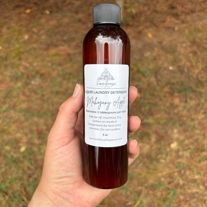 Mahogany Apple Laundry Detergent for wholesale by Farmhouse Fragrance