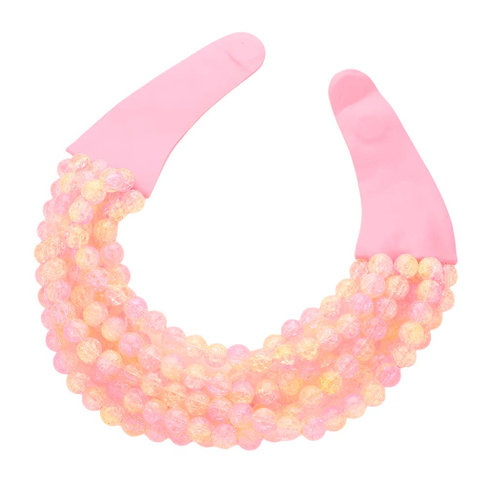 Madeline Love – wholesale Beaded/pearl necklace – Chunky Multi-Strand Beaded Necklace with Magnetic Clasp14