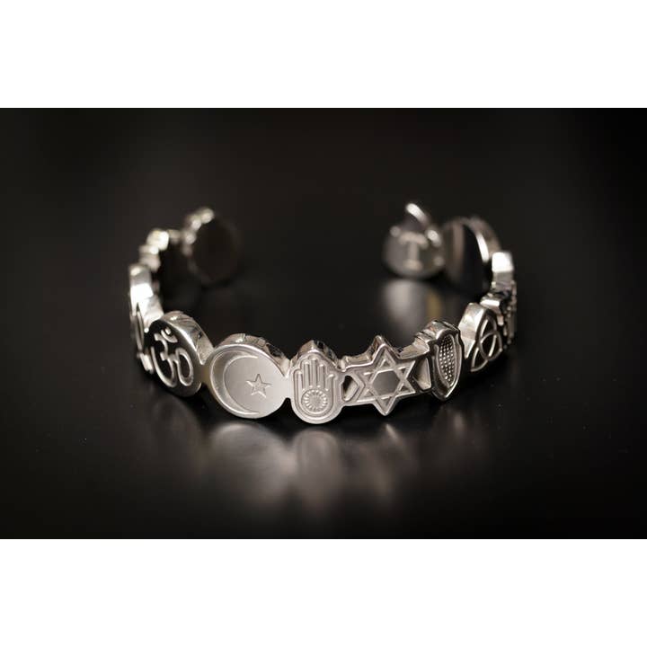 Stainless Steel Cuff Bracelet - Silver Tone for wholesale by Tolerance. It's Time.