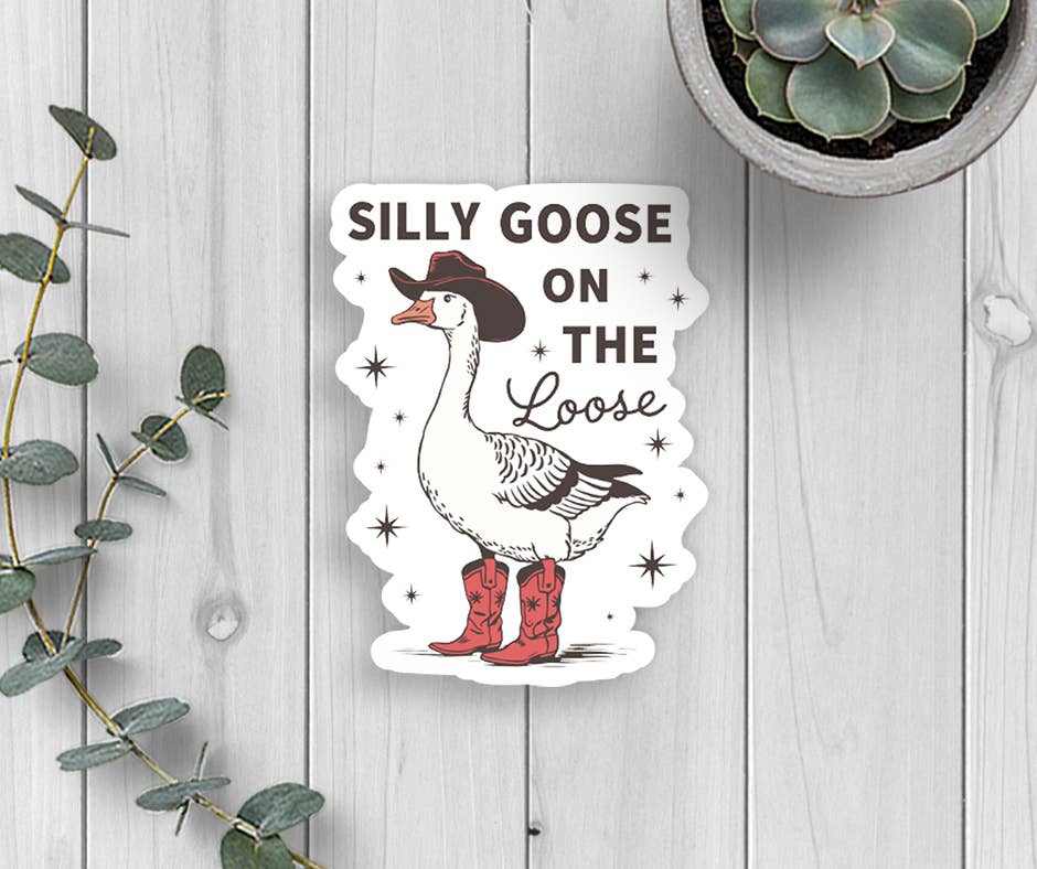 Expression Design Co – Großhandel Aufkleber – Silly Goose Vinylaufkleber