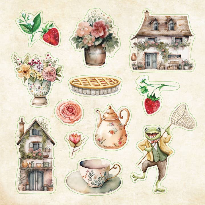 Peter Pauper Press - Wholesale Sticker - Cottagecore Sticker Book1