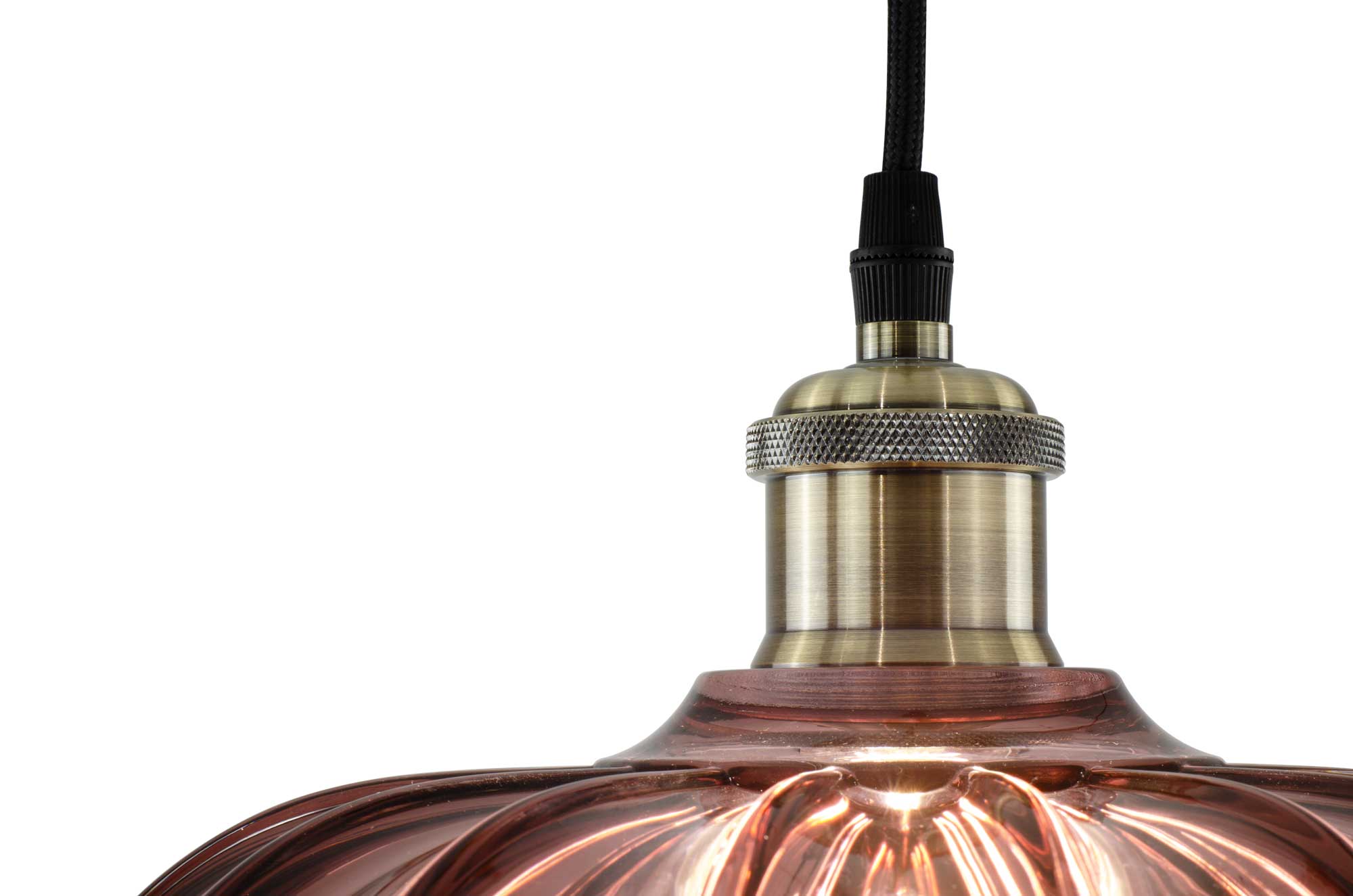 C-Création - Wholesale Chandelier/Hanging Light - Retro-style colored glass pendant Petal29