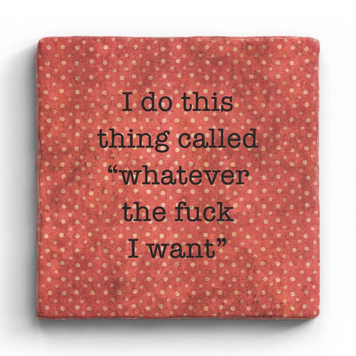 I Do This Thing - Marble Coaster for wholesale by Paisley & Parsley