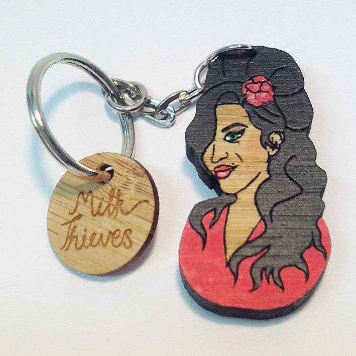 Milk Thieves - Wholesale Keychain - Women's - Keyring: Amy Winehouse1