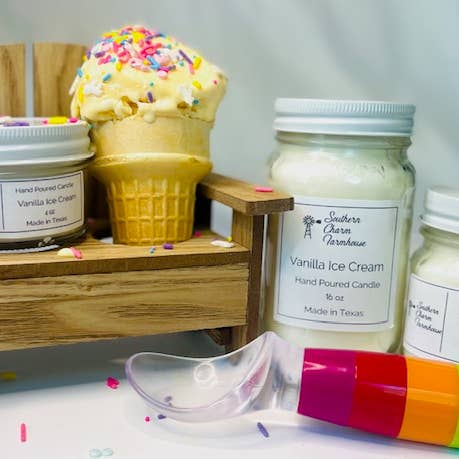 Vanilla Ice Cream for wholesale by Southern Charm Farmhouse