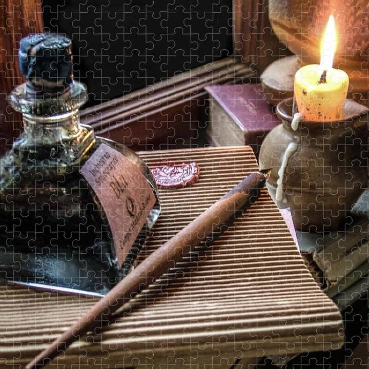 PUSLESPIL - PUSLESPIL MED BOKS „SKRIVE TIDLØSE“ for engroshandel hos sorayadapuzzostore