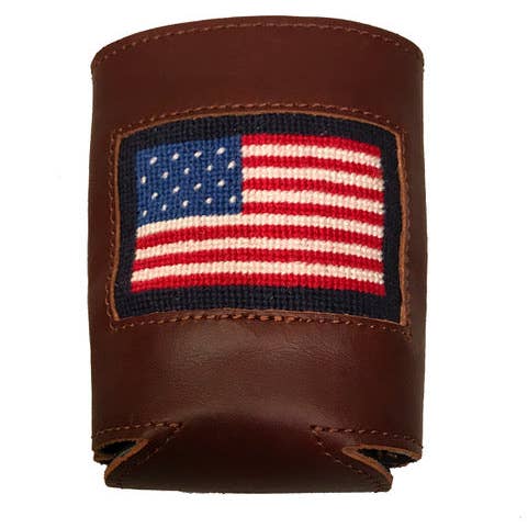 Charleston Belt – Engroshandel Drikkedunke – Amerikansk flag (USA) dåsekøler koozie
