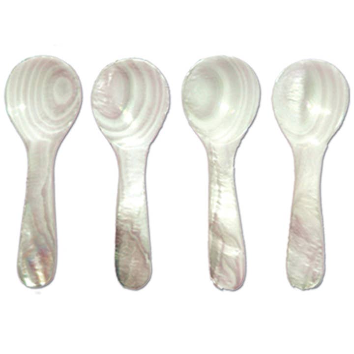 Seashell Spoons, Mini Set of 4 for wholesale by Be Home US