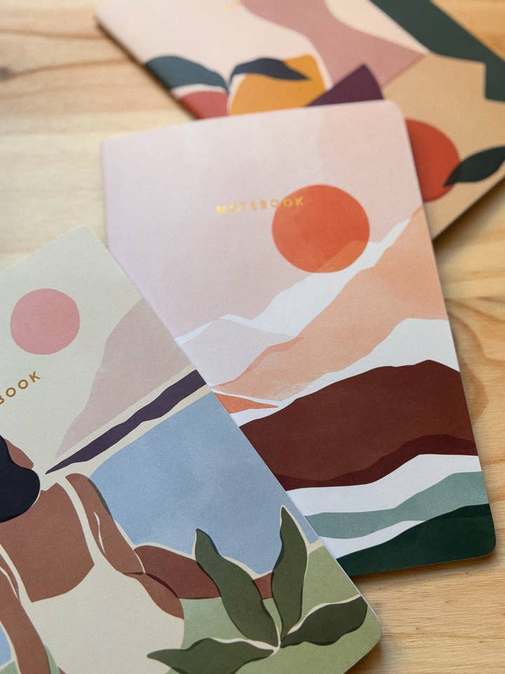 Das süße Leben - Set aus 3 Notizbüchern für den Großhandel von Sacrée Frangine