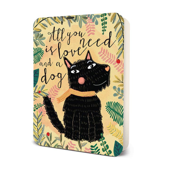 All You Need Is a Dog Deluxe Greeting Card for wholesale by Studio Oh!