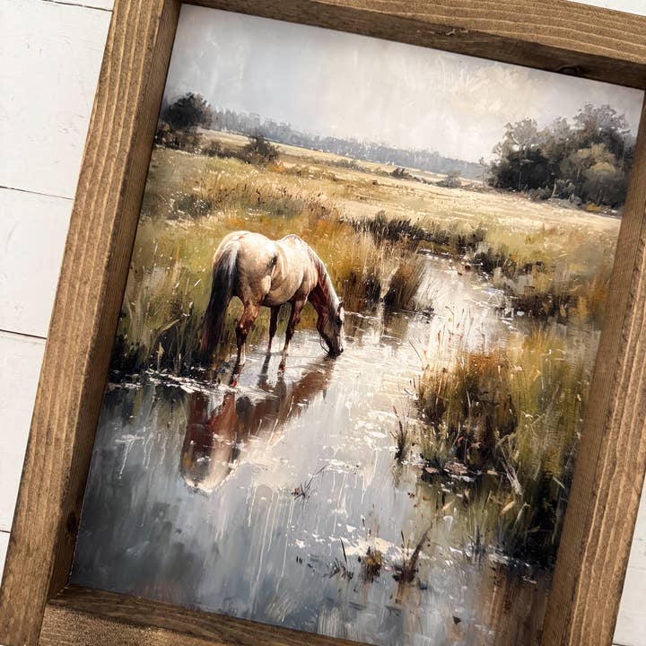 Ashwood Designs - Wholesale Sign - Horse Meadow wood sign
