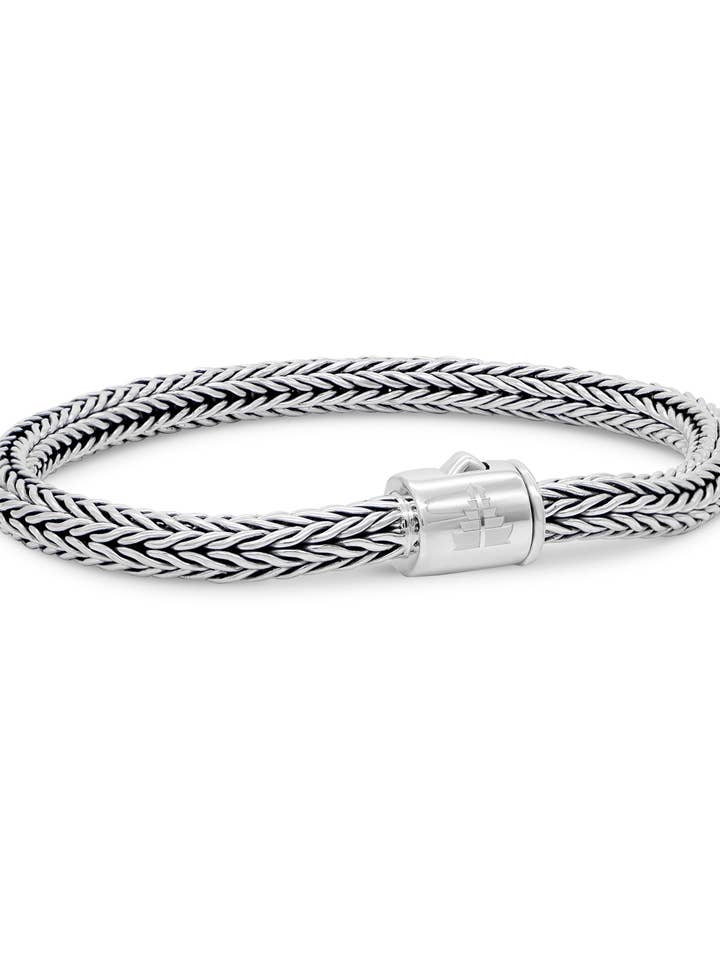 Foxtail Chain Bracelet 5mm Round for wholesale by DEVATA