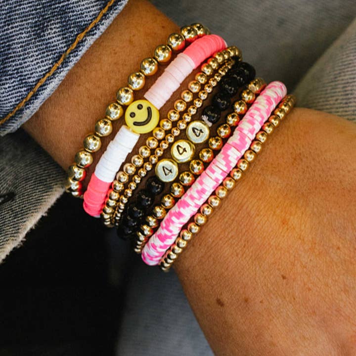 Jewelry Made by Me - Wholesale DIY Craft Kit - Speckled & Striped Multicolor Polymer Heishi DIY Bead Box3