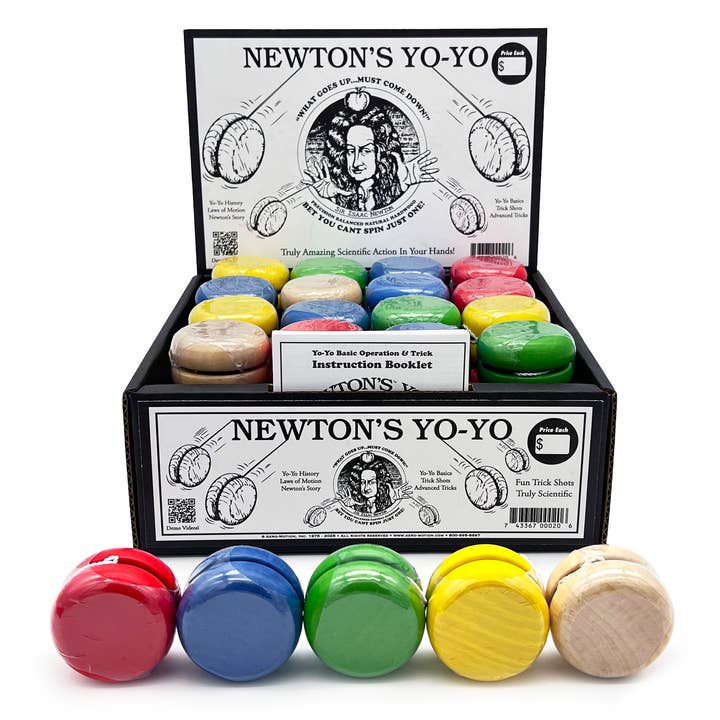 Aero-Motion, Inc. - Wholesale Wood Toy - Kids - Classic Wooden Yo-Yo 48 Unit Impulse Display1