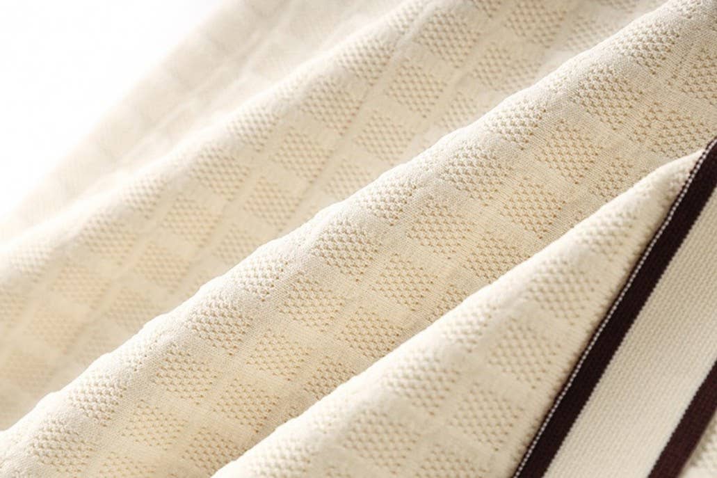 Productseeker - Wholesale Dress - Women's - DR831Y Elegant Cream Knit Bow-Tie Trim A-Line Dress9