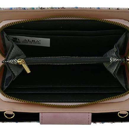 MiMi Wholesale - Vente Sac à bandoulière – femme - Portefeuille à bandoulière TW041 en tweed Turn Lock3