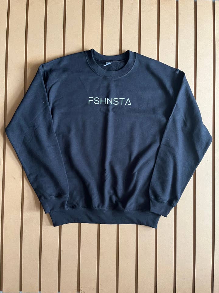 FSHNSTA LOGO - CREWNECK SWEATSHIRT for wholesale by Cherry Chic Designs