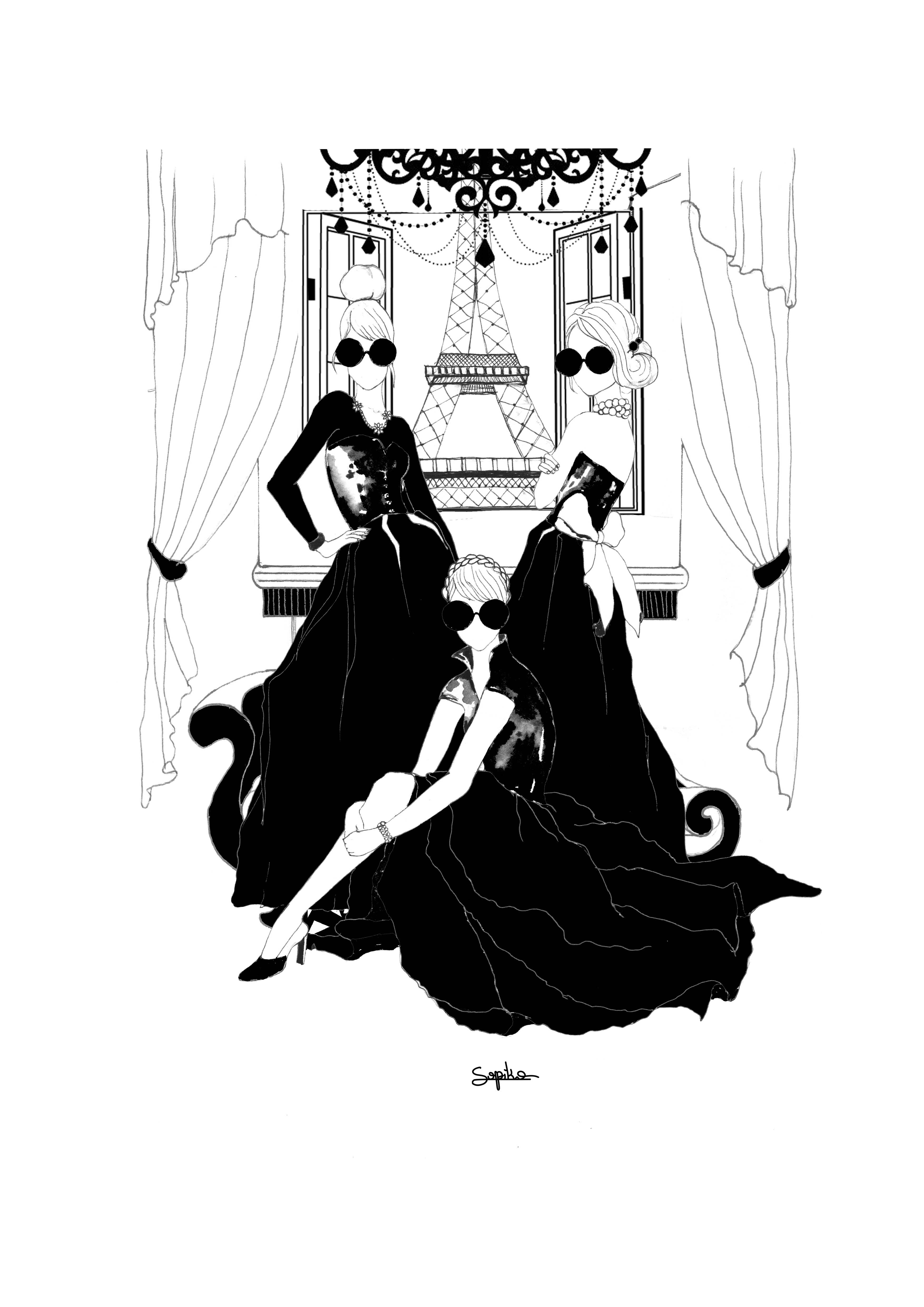 Sopiko – wholesale Art print – View of PARIS0