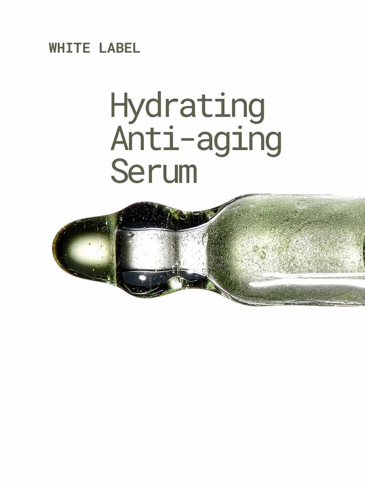 White label anti-aging Hyaluronic Facial Serum 1 oz. for wholesale by Connected Boutique