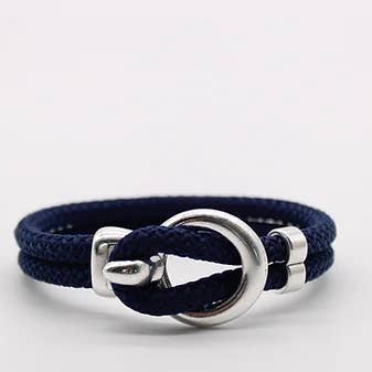Newport Rope Bracelet Silver for wholesale by Butler Hill