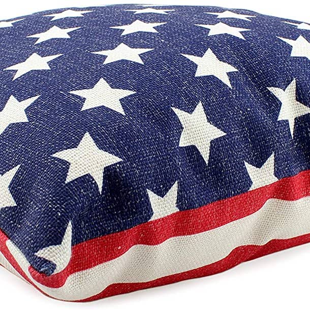 Kurated Korner - Wholesale Sierkussensloop - AuldHome Design kussenslopen met Amerikaanse vlag, set van 34