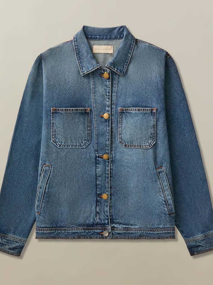 Veste en denim japonais Cody pour homme - Vente finale pour la vente par Road to Nowhere Clothing
