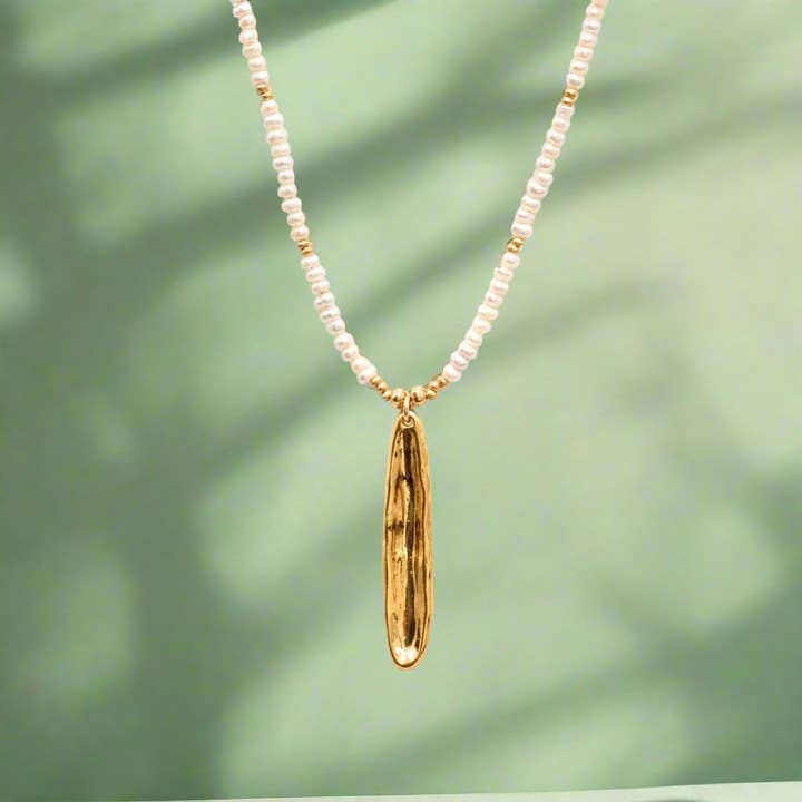 Pearl Dewfall Necklace for wholesale by J + I Jewelry