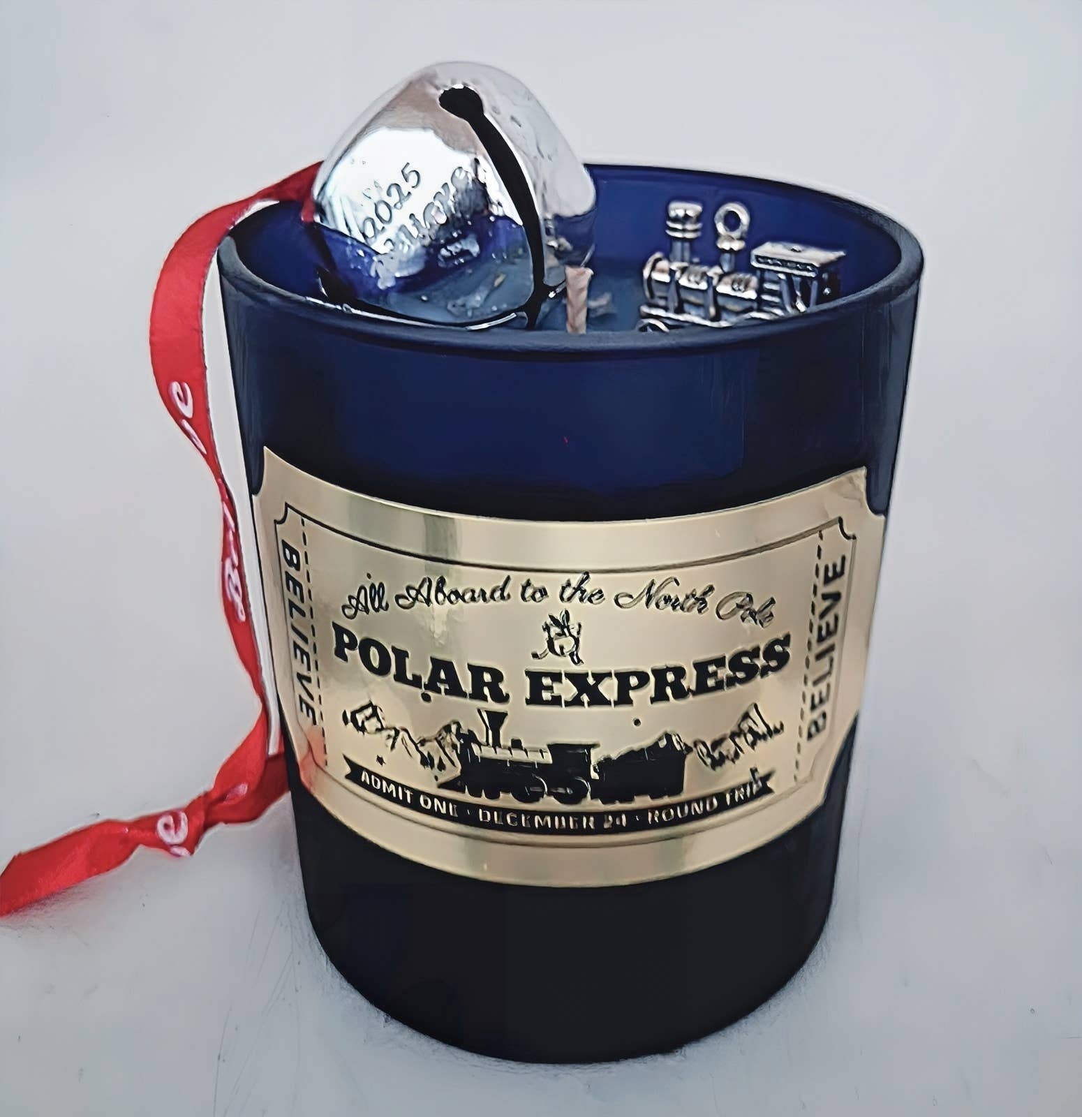 The Flickering Flame of Fantasy - Wholesale Jar/Filled Candle - Polar Express Christmas Candle