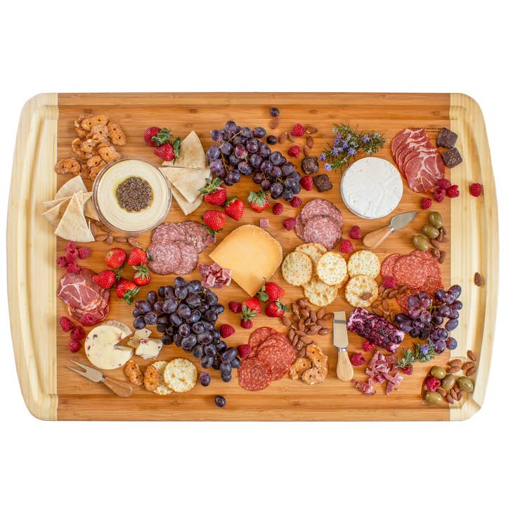 Totally Bamboo - Wholesale Cutting Board - 860SI Extra-Large Cutting Board with Juice Groove, 36" x 24"
