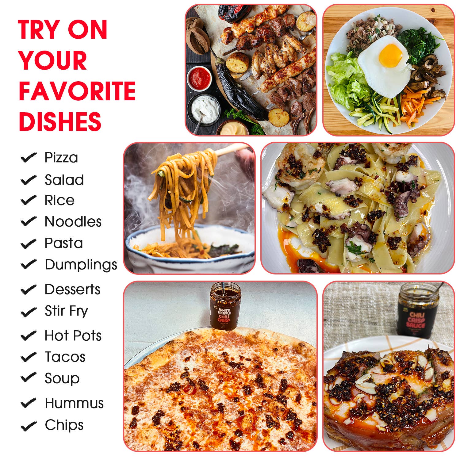 SAUCE UP NEW YORK – Engroshandel Sauce – 100 % Naturlig Chili Crisp Sauce – Original6