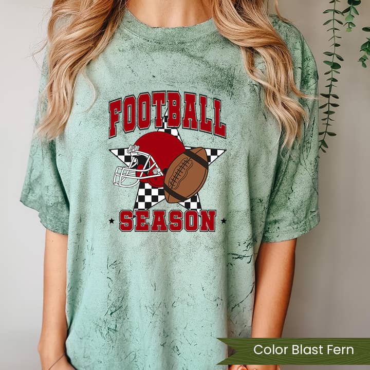 Fodboldsæson Rød for engroshandel hos Wildflower Apparel Co.