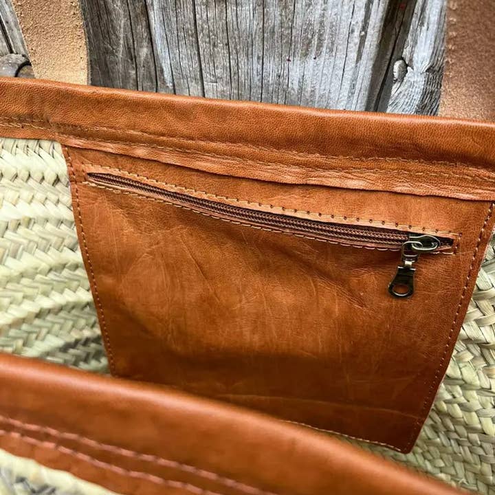 HandmadeBestSeller – wholesale Beach bag – Straw Bag Handmade with Leather, beach bag4