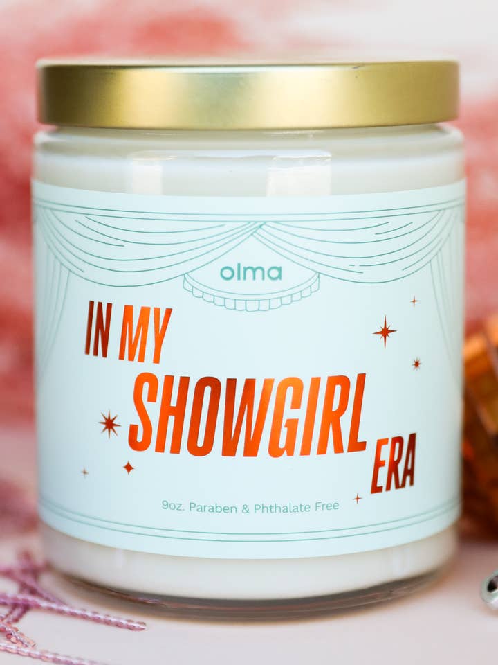In My Showgirl Era - Music Lover Candles - Clear for wholesale by JaxKelly Candles