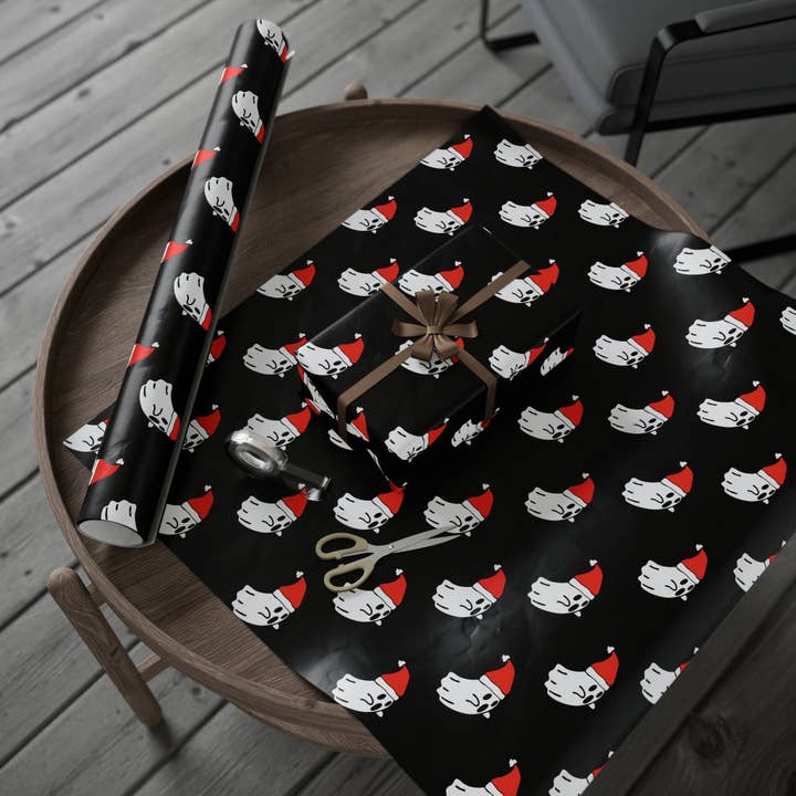 Goth Cloth Co. - Wholesale Flat Wrap - Silent Fright Gift Wrap5