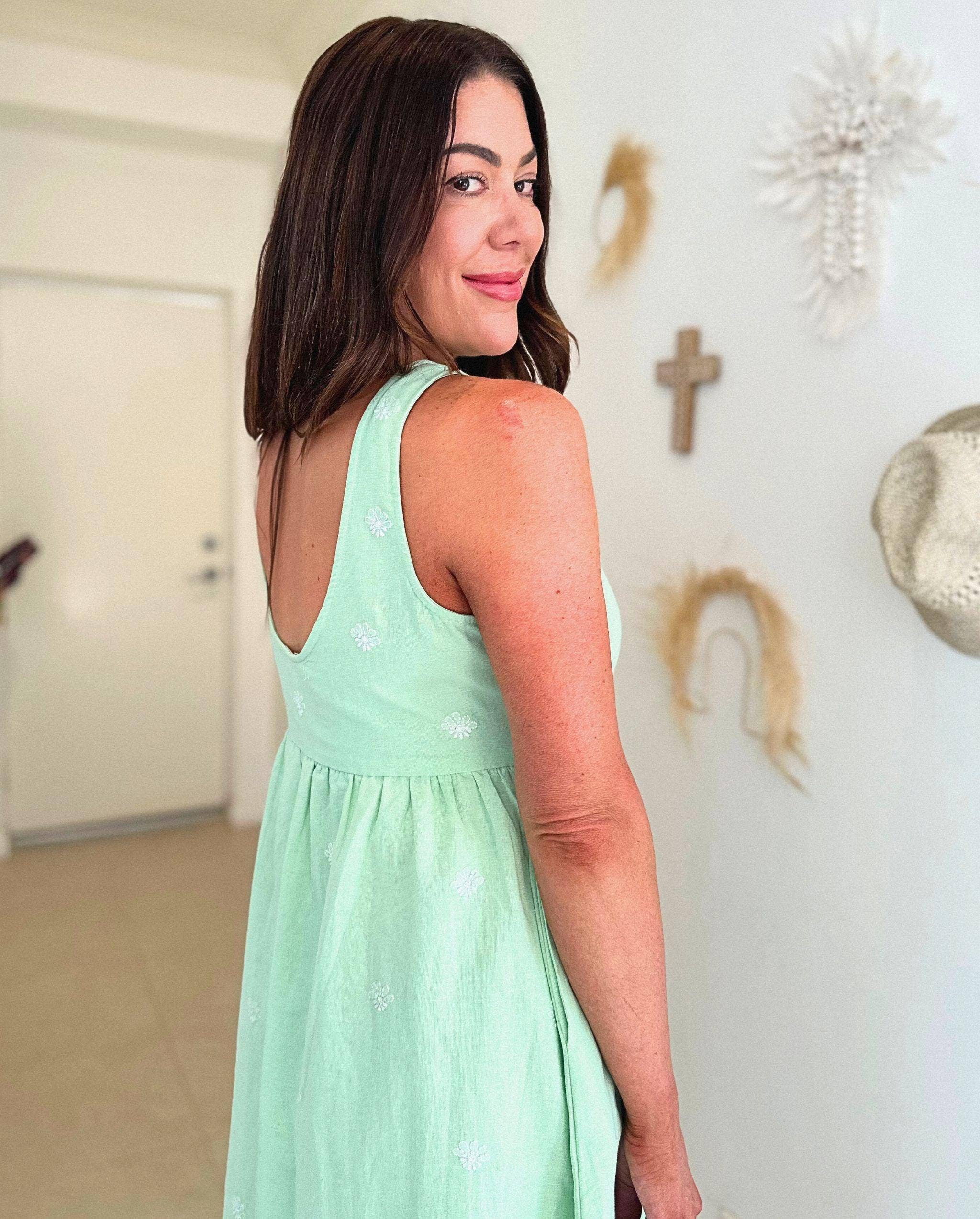 Kaasida | Women Fashion Boutique - Wholesale Dress - Women's - Fiza Linen Midi Dress2