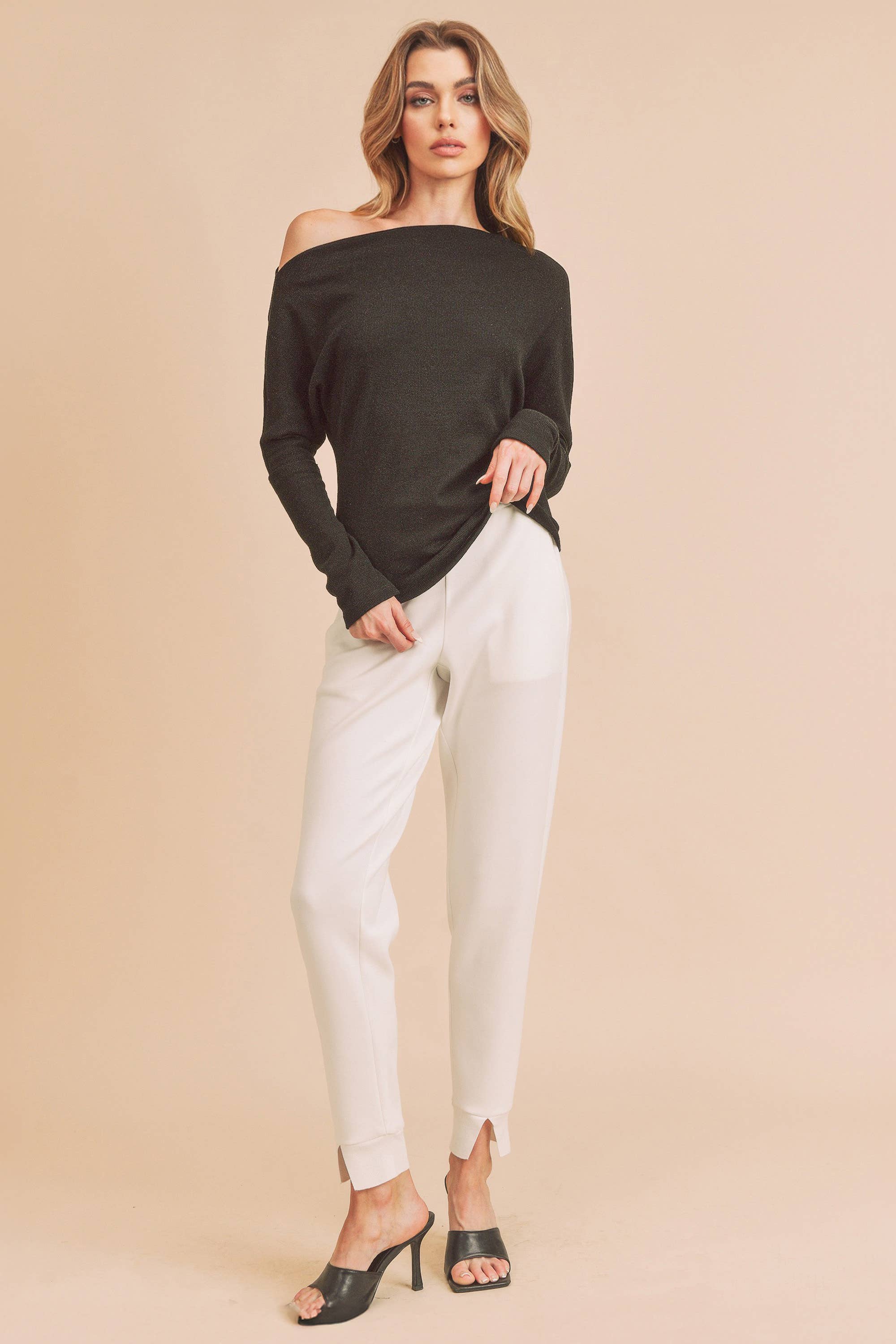 AEMI + CO – wholesale Stickad topp - Dam – 8114BN Lula Termisk topp 173