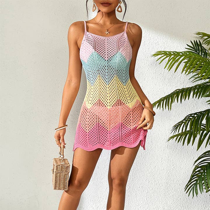 Simone Knitted Swimsuit Cover-Up for wholesale by Revella The Label