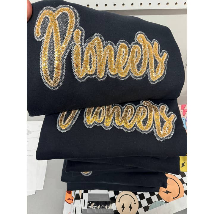Shop Southern Belle - Wholesale Graphic Sweatshirt - Women's - Game Day Custom School Spirit Wear Real Sequins Sweatshirt