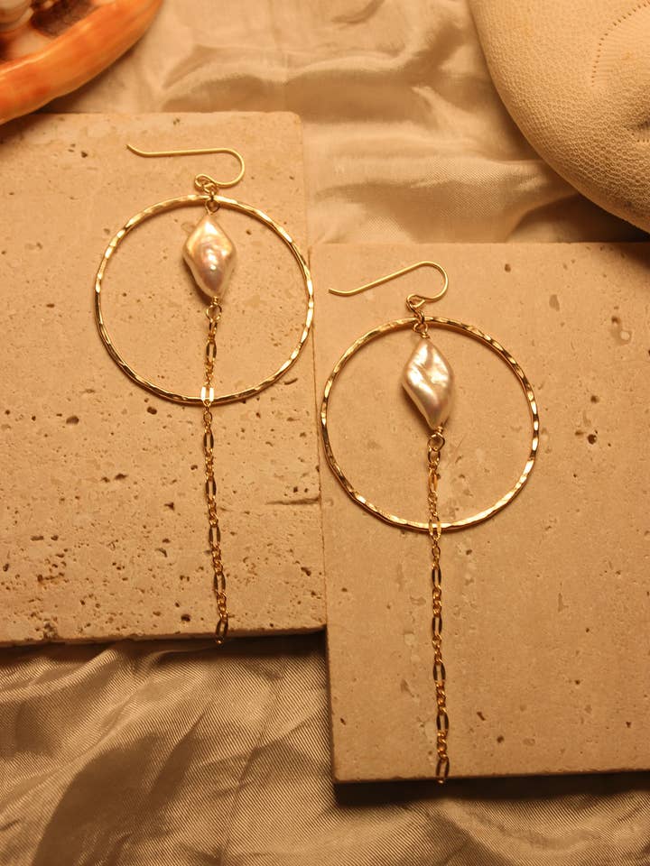 Currents Hoops for wholesale by Tanline Designs