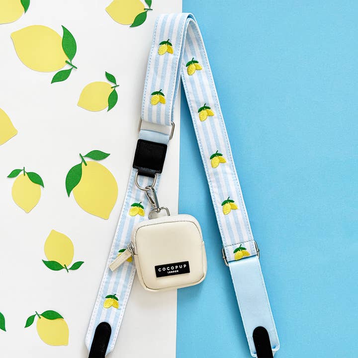 Bag Strap - Living La Vida Lemon for wholesale by Cocopup London