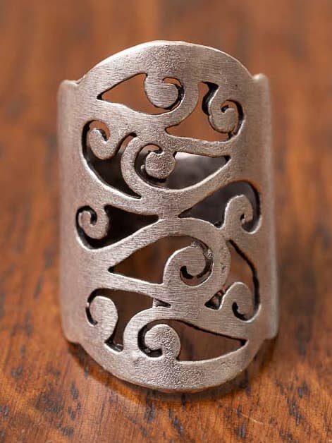 Anel Scroll por atacado de TABOO FASHION