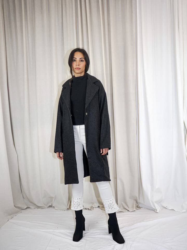 Abrigo INAS gris para venta al por mayor de IMAIMA