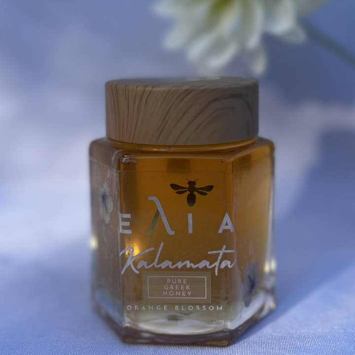 Greek Raw Orange Blossom Honey for wholesale by Elia
