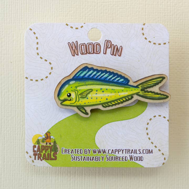 Alfinete de Madeira de Peixe-Dourado por atacado de Cappy Trails