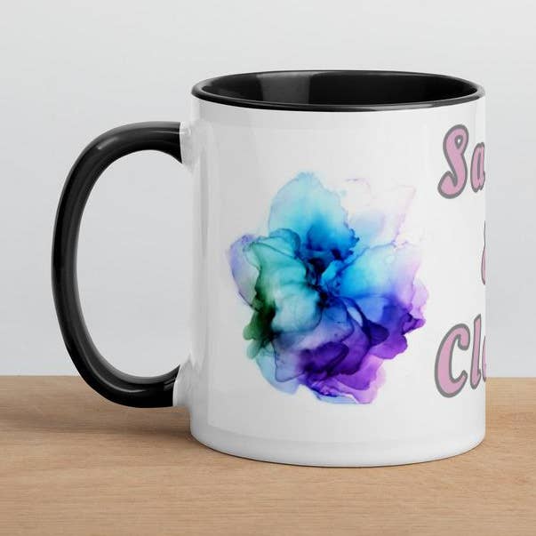 Tazza acquerello Sassy & Classy per la vendita all'ingrosso da parte di Caffeine-Queens LLC